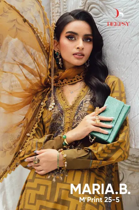 Maria B M Print 25 Vol 5 By Deepsy Cotton Dupatta Pakistani Salwar Suits